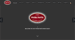 Desktop Screenshot of cafeprimapasta.com